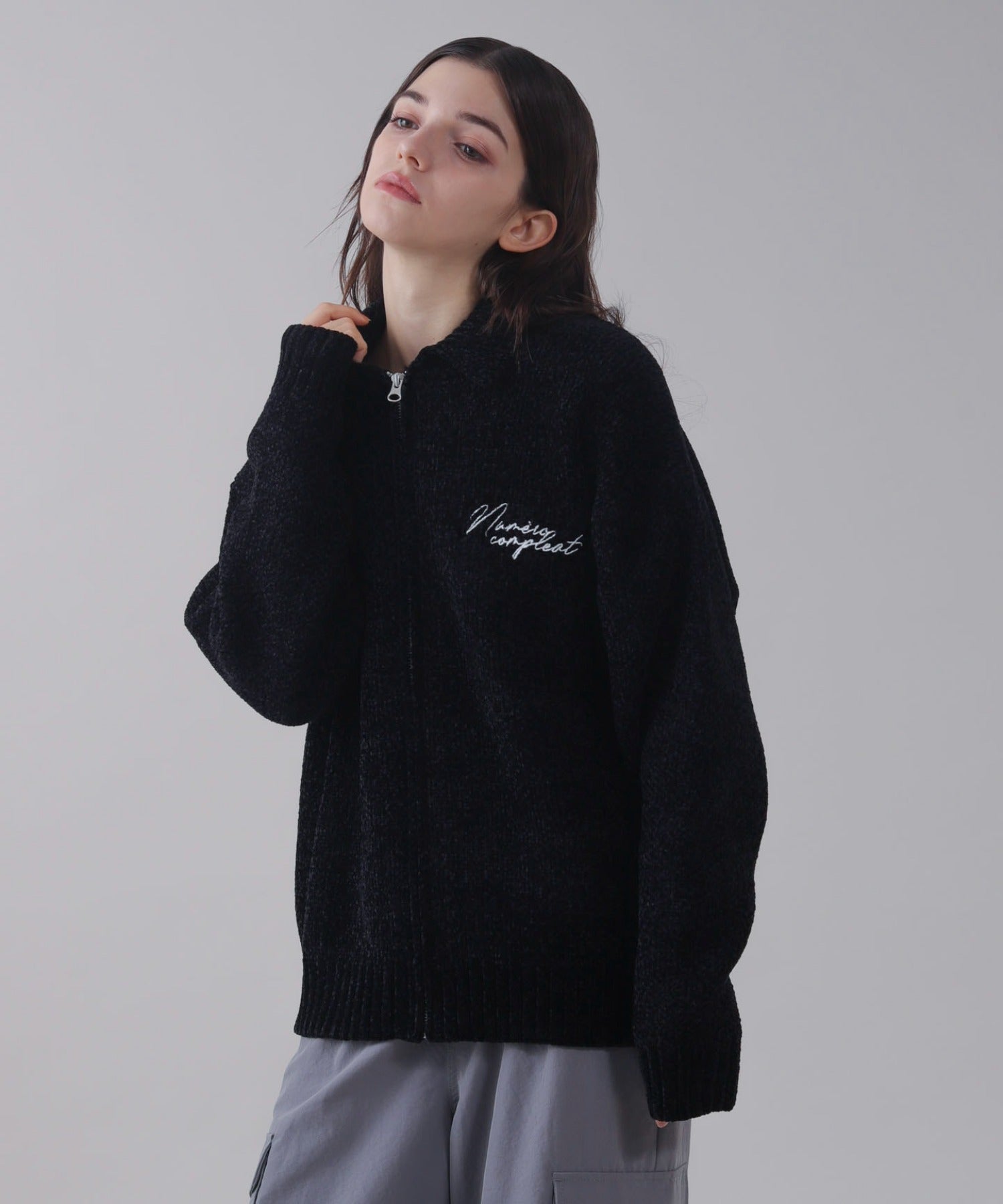 ベロアモールワンポイントZIPカーディガンのレビュ – WEGO ONLINE STORE