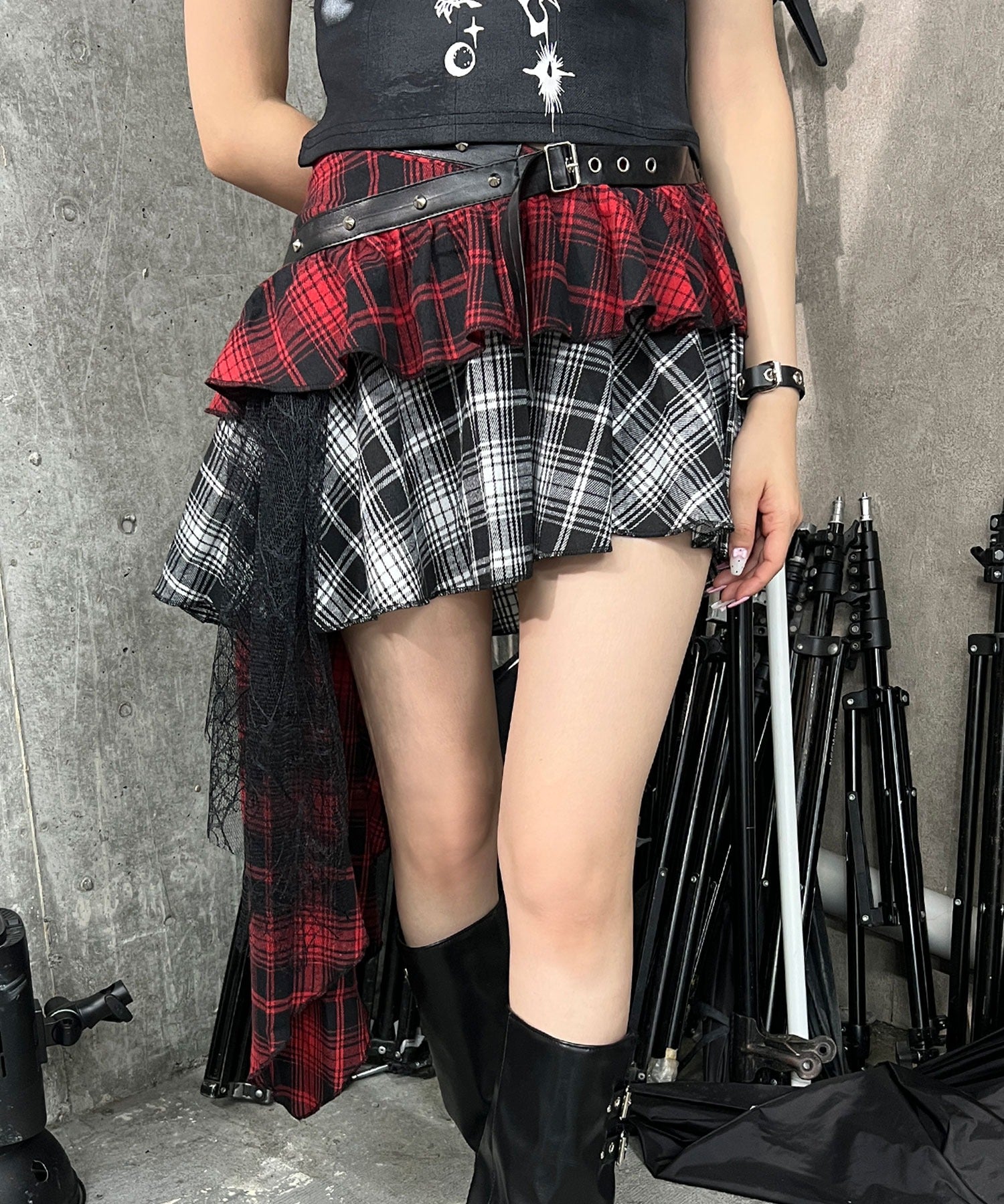 CIVARIZE【シヴァーライズ】Exotic レイヤード仕様スカートパンツ