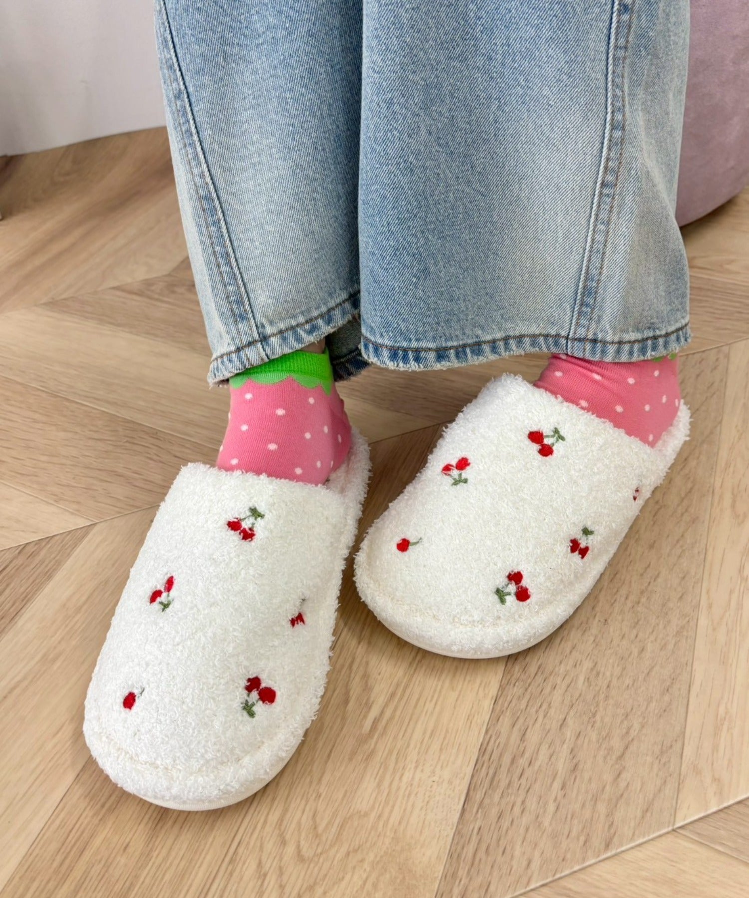 チェリーもこもこルームシューズ｜WEGO（ウィゴー） – WEGO ONLINE STORE