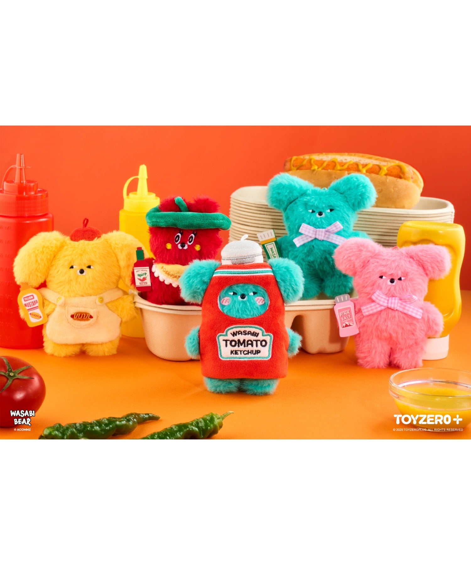WASABI BEAR ぬいぐるみストラップ – WEGO ONLINE STORE