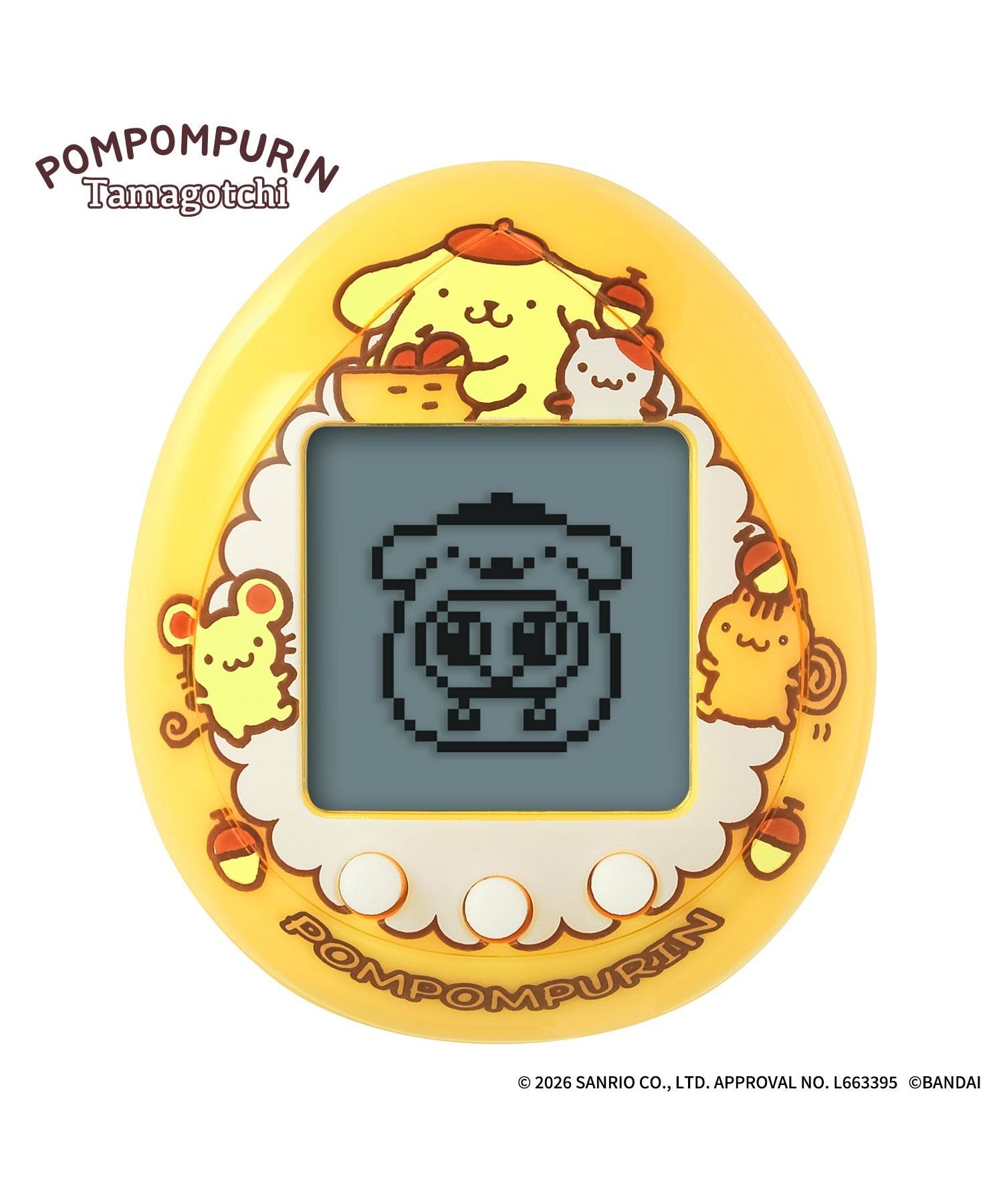 POMPOMPURIN Tamagotchi ベーシックオレンジver． – WEGO ONLINE STORE
