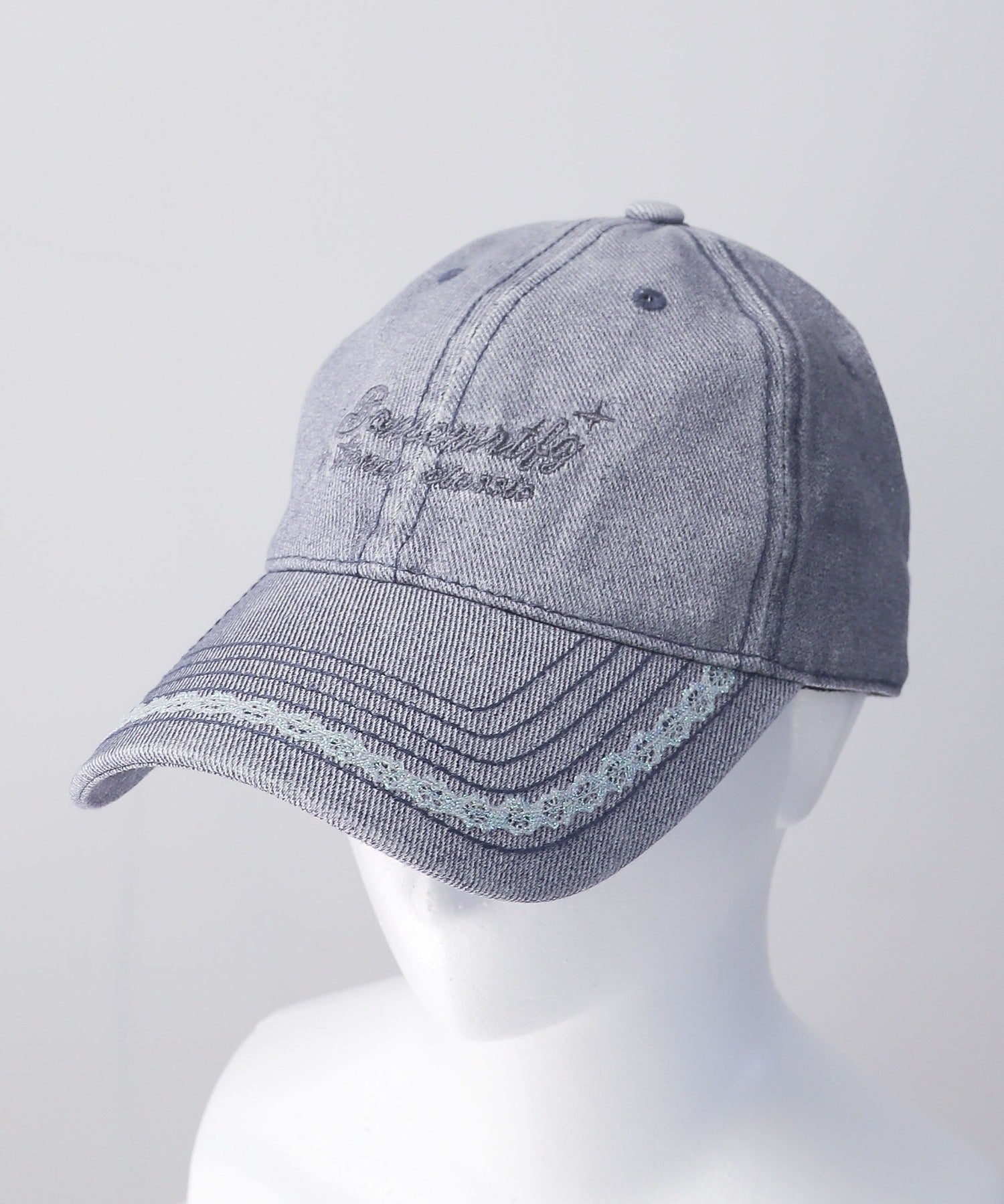 ラメレース付ロゴ刺繍キャップ｜WEGO（ウィゴー） – WEGO ONLINE STORE