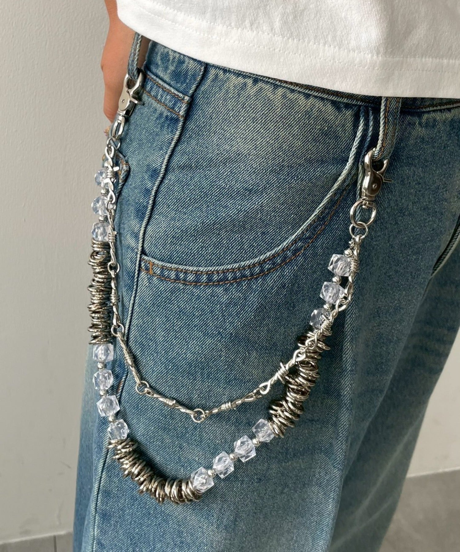 Mデザイン2連ウォレットチェーン｜WEGO（ウィゴー） – WEGO ONLINE STORE