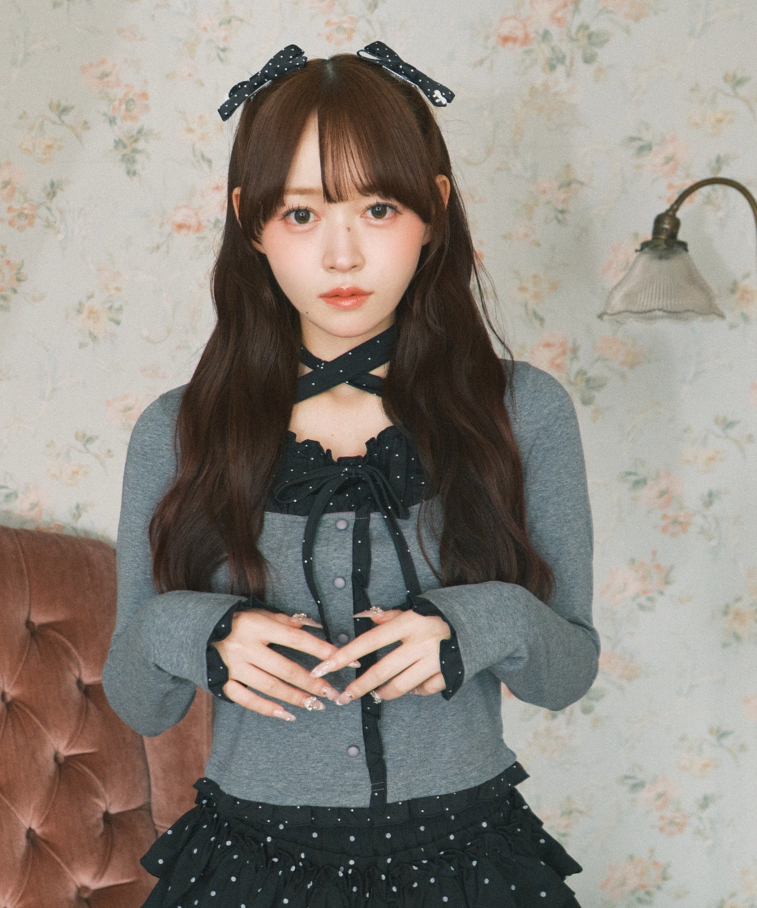 バックリボンドットレイヤードトップス – WEGO ONLINE STORE