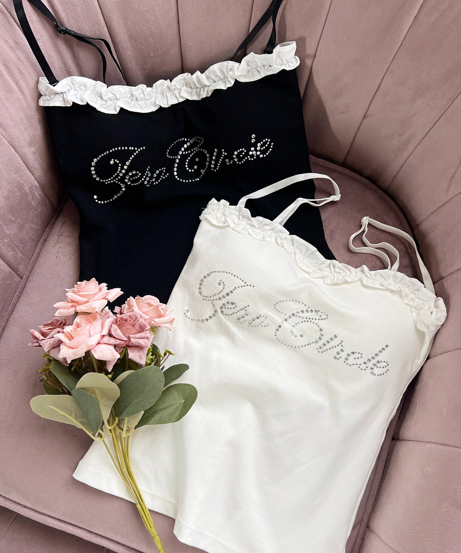 ストーンロゴフリルキャミソール – WEGO ONLINE STORE