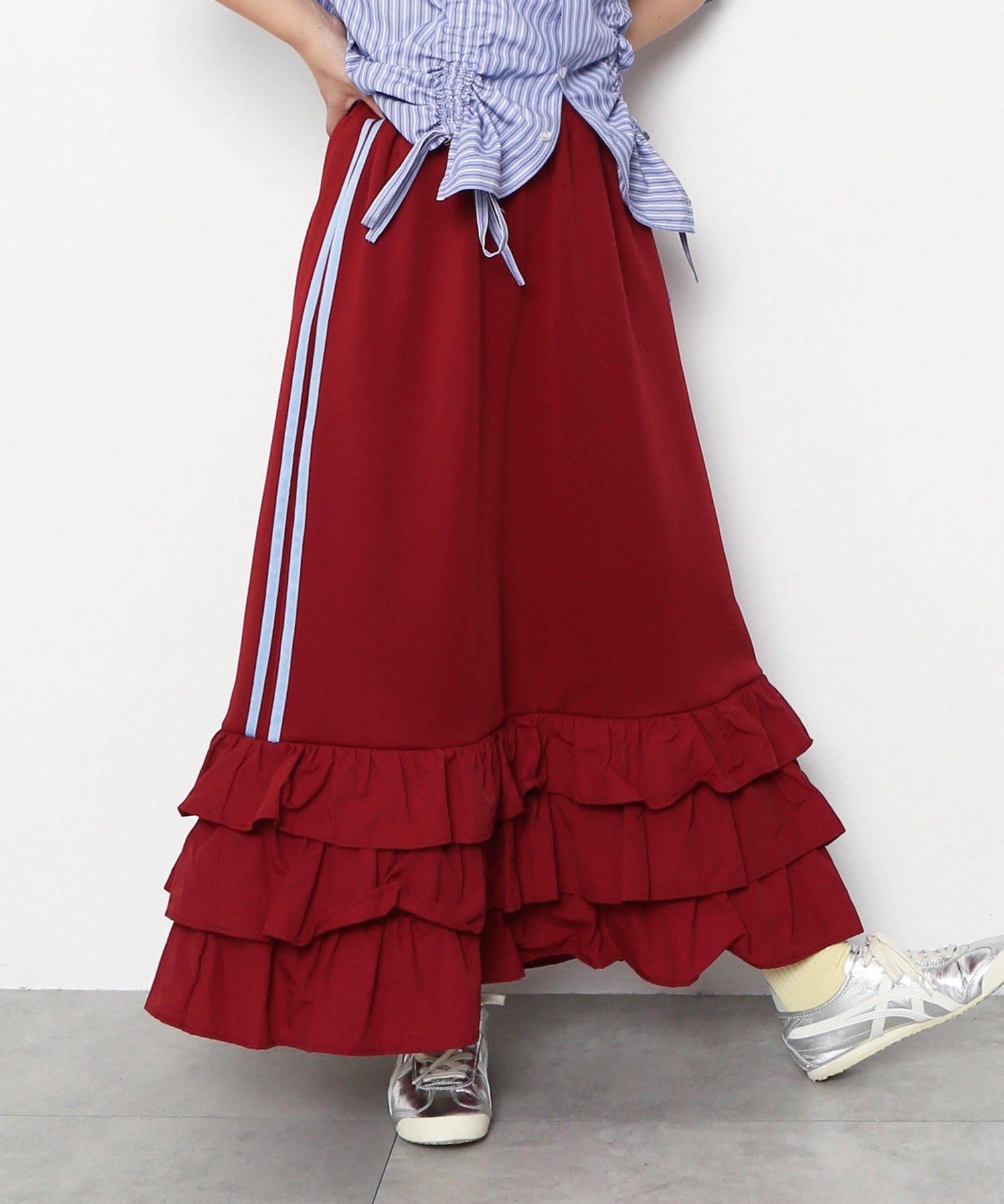 フリルティアードジャージロングスカート – WEGO ONLINE STORE