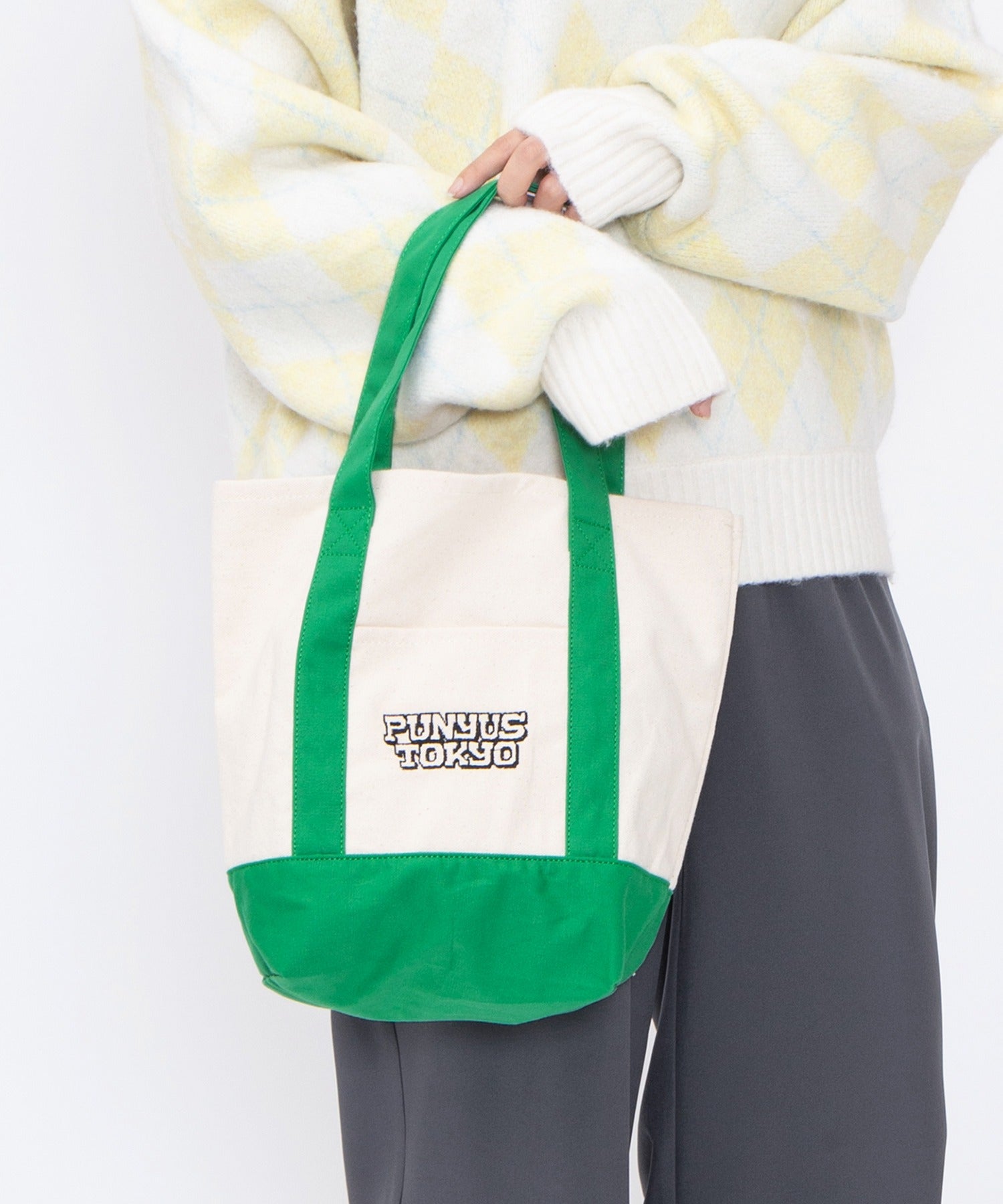 ロゴ刺繍キャンバスミニトートバッグ – WEGO ONLINE STORE