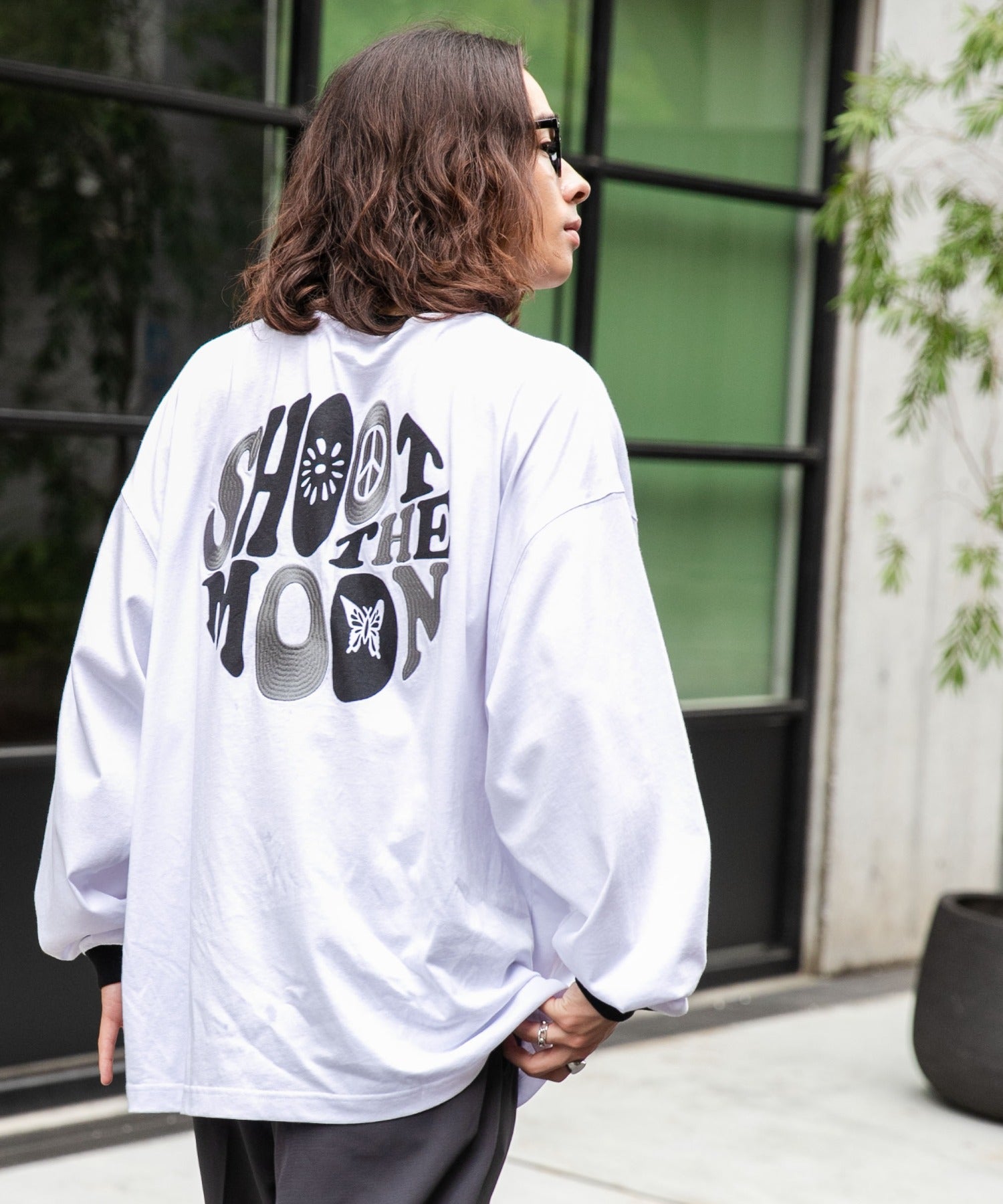 シティショップ V L/S T-SHIRT カットソー Tシャツ 長袖 黒 www