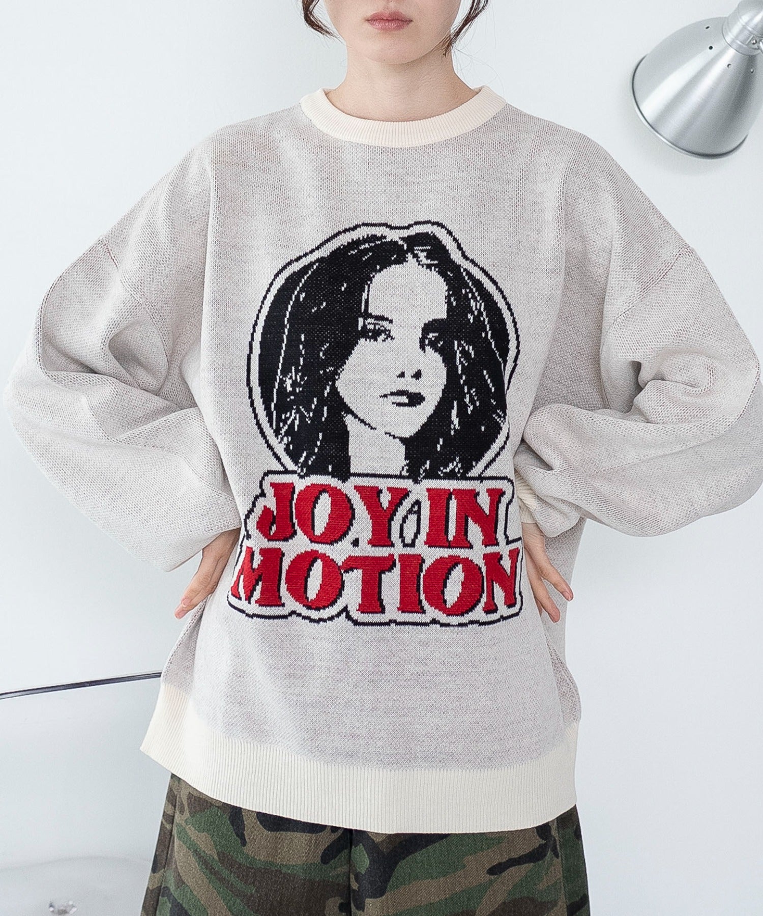 グラフィックニットBIGプルオーバー｜WEGO（ウィゴー） – WEGO ONLINE