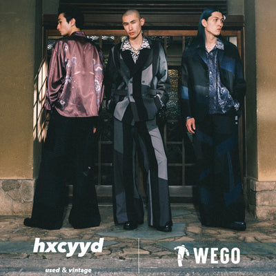 【”hxcyyd”×WEGO】パターンシャツコレクションの発売が決定!