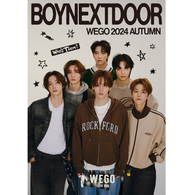 WEGO 2024 AUTUMN & WINTERビジュアルモデルに6人組ボーイグループ「BOYNEXTDOOR」が就任!