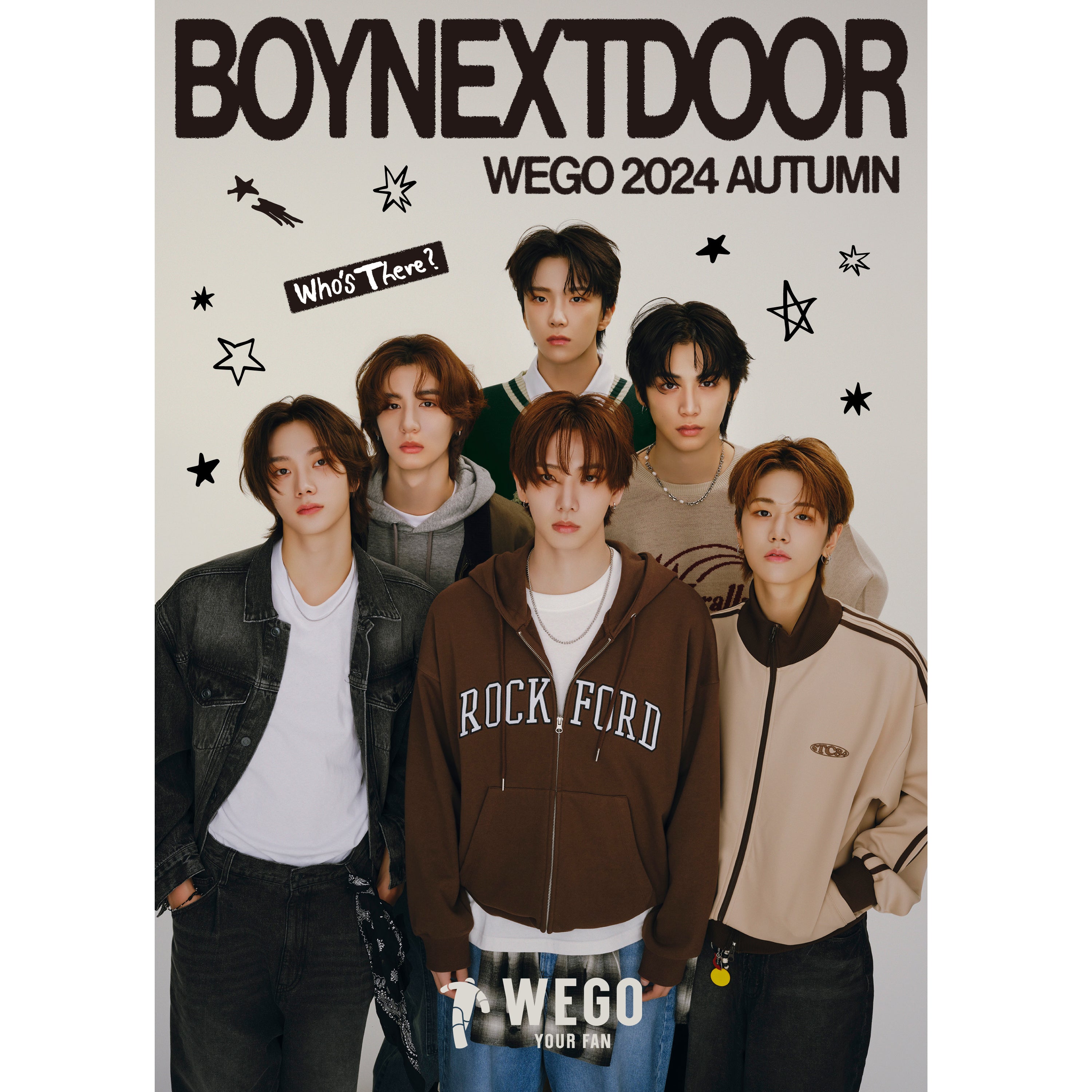 WEGO 2024 AUTUMN & WINTERビジュアルモデルに6人組ボーイグループ