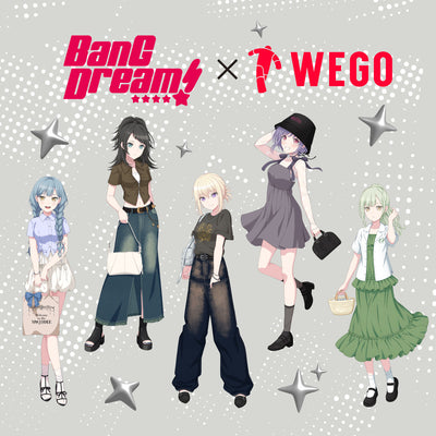 5/30(金)追記　BanG Dream!×WEGOコラボレーションアイテムの発売が決定！