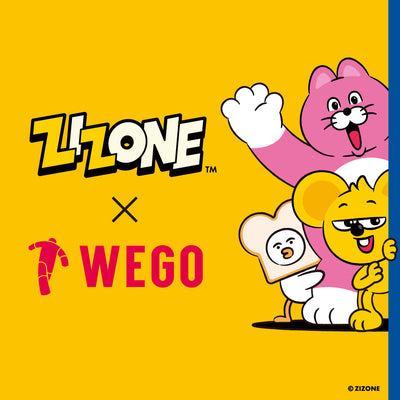 韓国発の人気キャラクターブランド『ZIZONE』のWEGOオリジナル別注アイテムが発売決定!