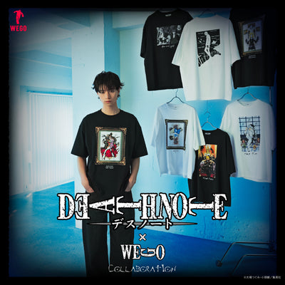人気漫画『DEATH NOTE』とWEGOのコラボレーションアイテムが6月26日(金)より発売決定!