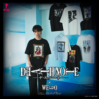 人気漫画『DEATH NOTE』とWEGOのコラボレーションアイテムが6月26日(金)より発売決定!
