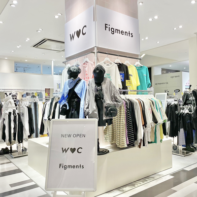 W♡CとFigments初のコラボレーションPOP UP STOREがオープン!
