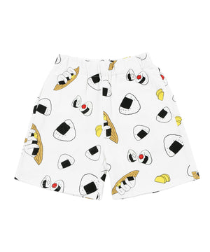 フード総柄スウェットショーパン