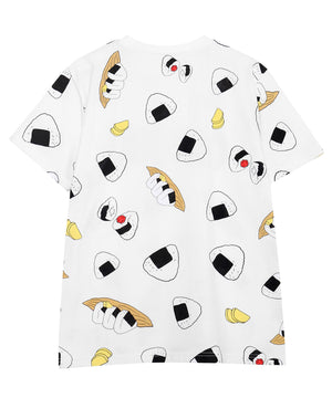 ﾌｰﾄﾞ総柄Tｼｬﾂ