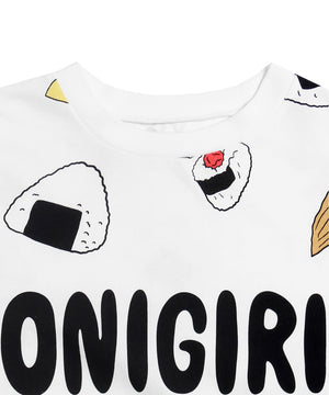 ﾌｰﾄﾞ総柄Tｼｬﾂ