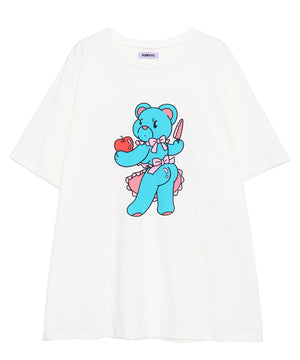 ベアプリントビッグTシャツ