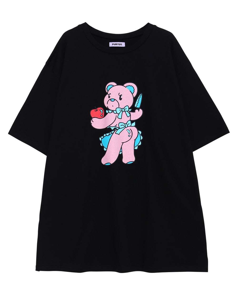 ベアプリントビッグTシャツ