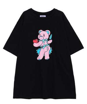 ベアプリントビッグTシャツ