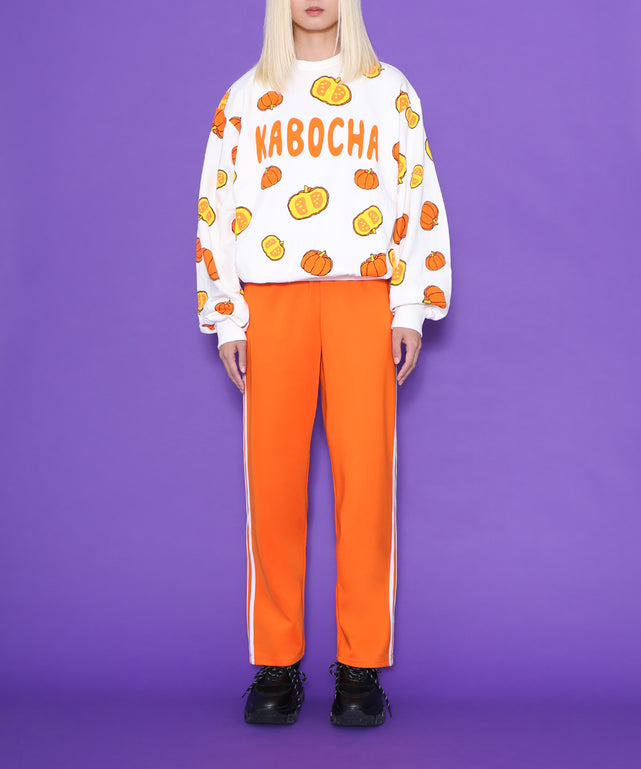 フード総柄スウェット