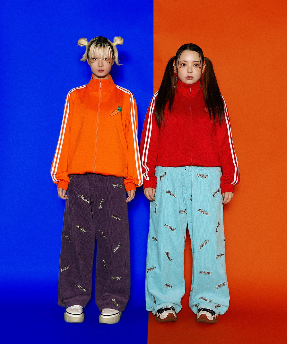 フードジャージトップ