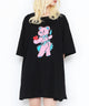 ベアプリントビッグTシャツ/model:H165 着用サイズ：4
