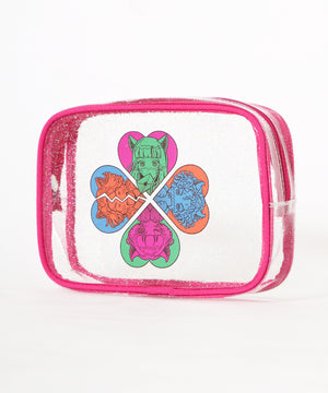 恋愛しようぜ若者クリアポーチ