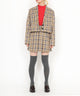 チェックショートジャケット