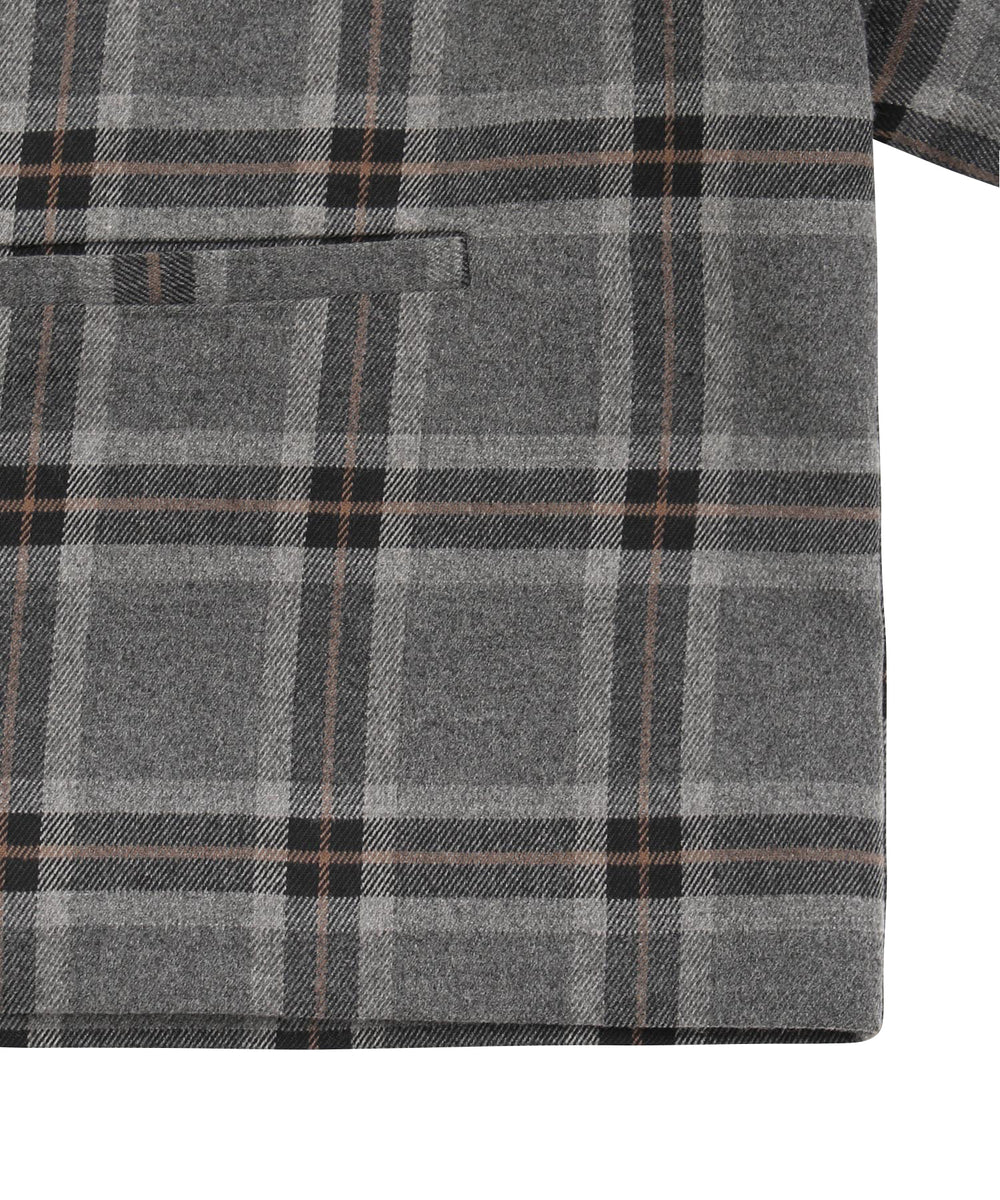 チェックショートジャケット