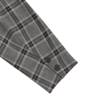 チェックショートジャケット