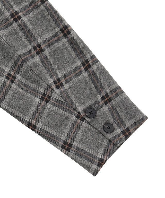 チェックショートジャケット