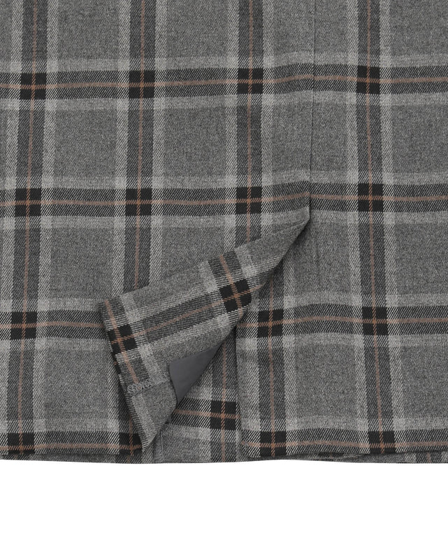 チェックショートジャケット