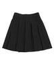 ピンストライプボックスプリーツミニスカート