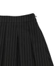 ピンストライプボックスプリーツミニスカート