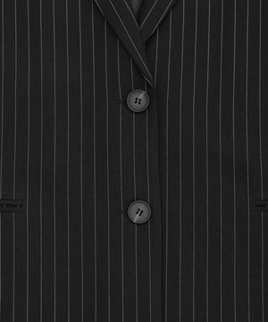 ピンストライプオーバージャケット