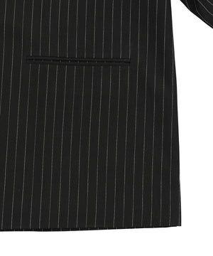 ピンストライプオーバージャケット