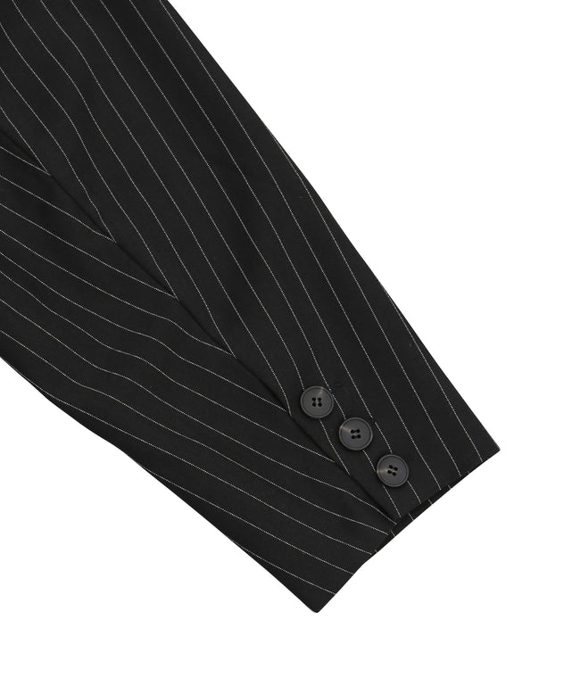 ピンストライプオーバージャケット