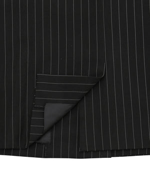 ピンストライプオーバージャケット