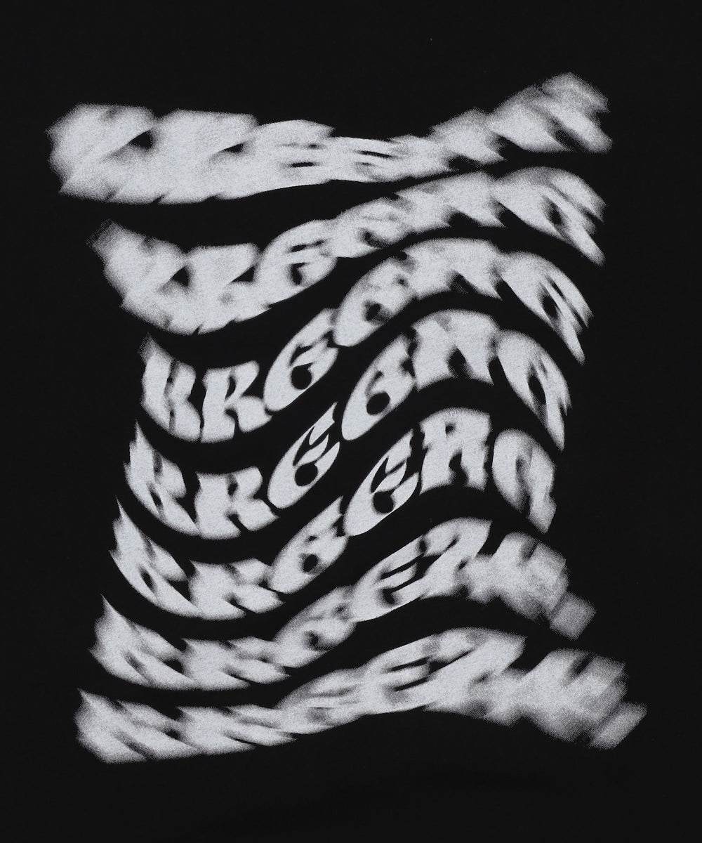 袖パイピングロゴT