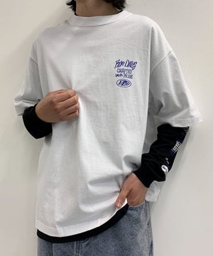 ホワイト　モデル：175㎝　L着用