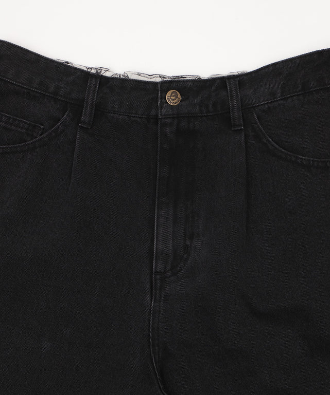 BENDAVIS ロゴ刺繍ワイドショーツ