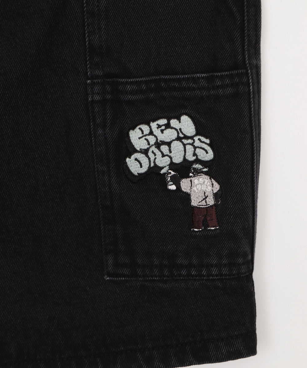 BENDAVIS ロゴ刺繍ワイドショーツ