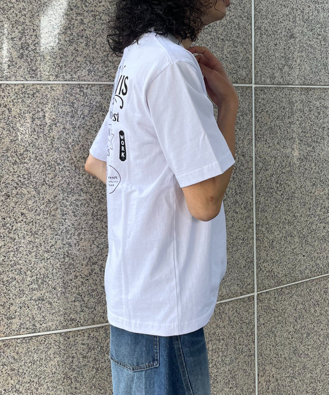 ホワイト モデル:175cm Lサイズ着用