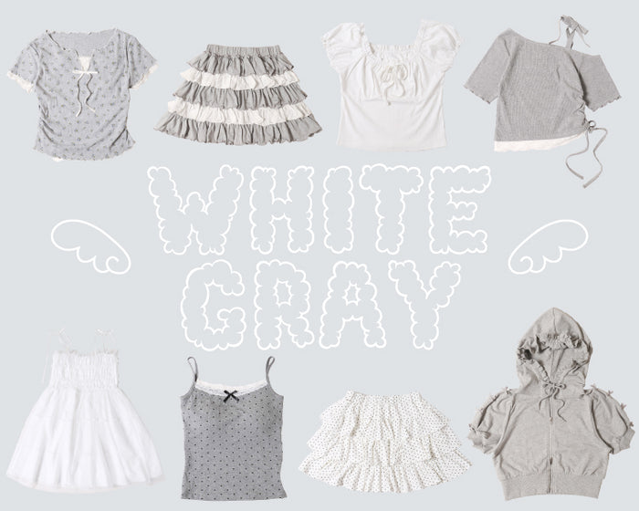 人気のホワイト&グレーアイテム