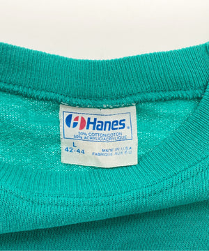 Hanesラグランスウェット