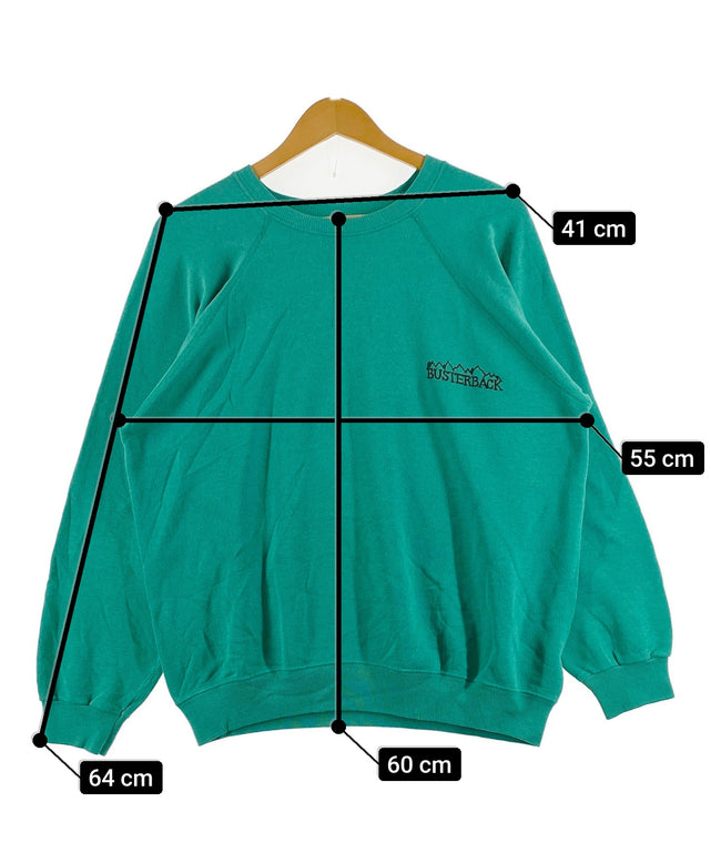 Hanesラグランスウェット